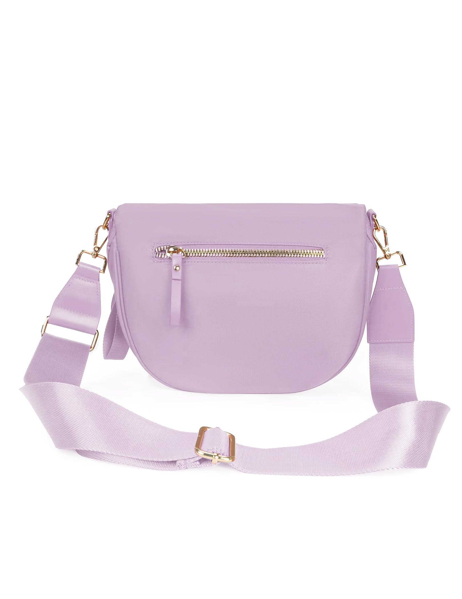 FEIBOON Spacious Nylon Crossbody Bag Bum Bag Handbags Wallets Purses Trendy Shoulder Bag for Women