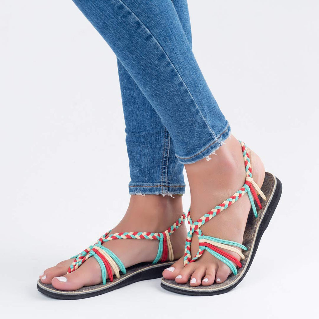 Plaka Seashell Comfortable Womens Sandals | Strappy Sandals for Women, Dressy Style Perfect for Beach Walk and Poolside