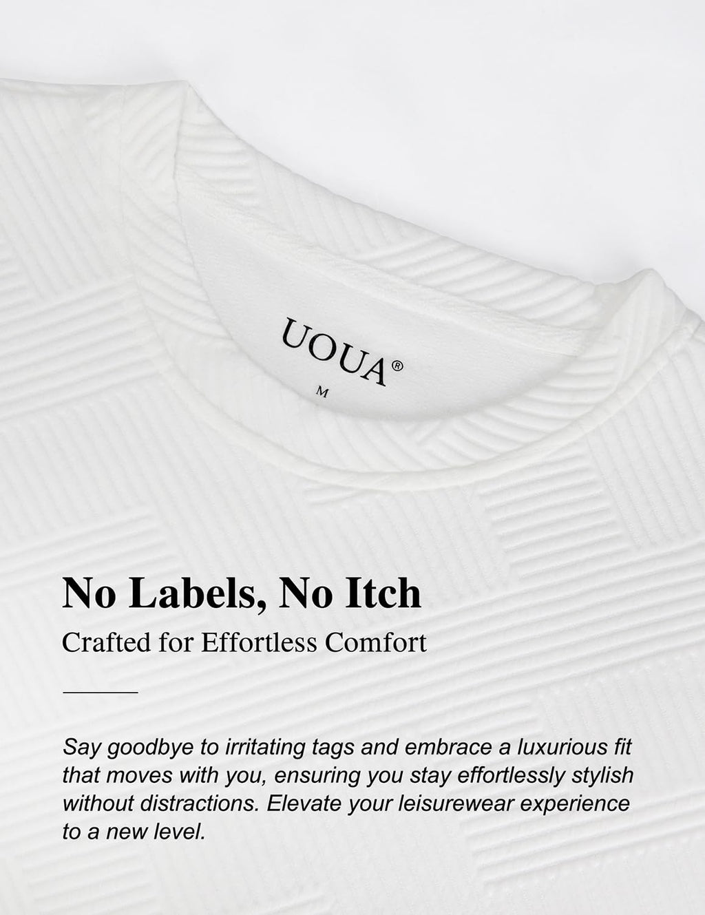 UOUA Men's Shorts Set 2 Piece Summer Outfits Casual Vacation Tracksuits