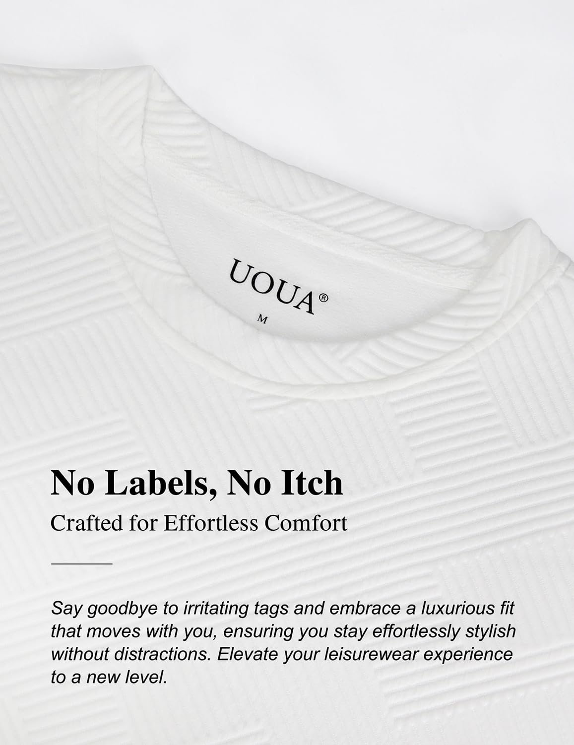 UOUA Men's Shorts Set 2 Piece Summer Outfits Casual Vacation Tracksuits