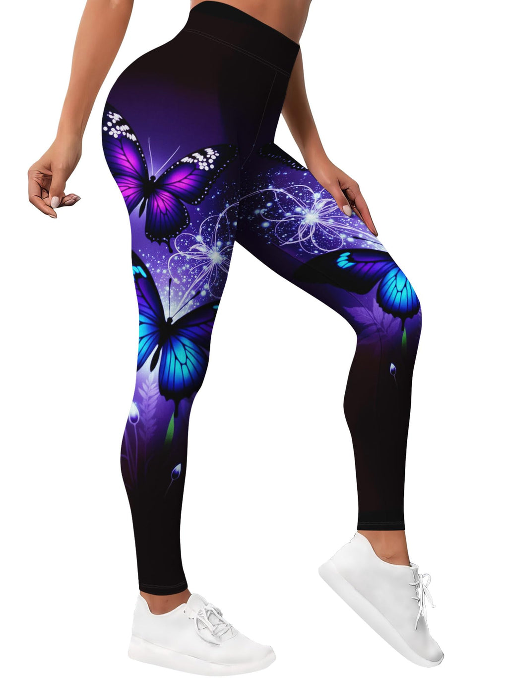 PAGYMO Printed Leggings for Women Crazy High Waisted Running Yoga Pants | Graphic print, cute crazy colorful pattern, high waisted leggings, athletic workout gym running yoga pants