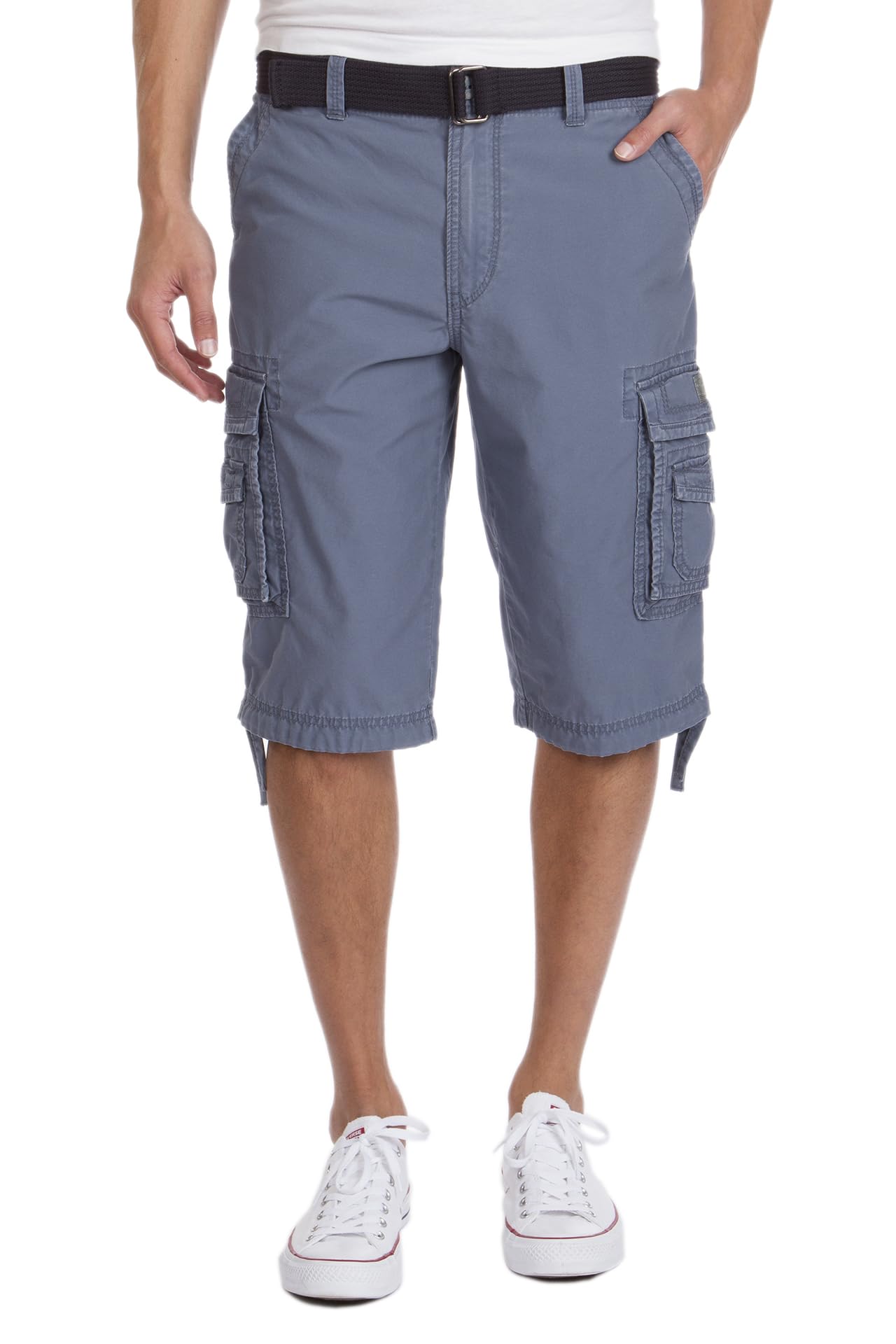 Unionbay Men's Cordova Belted Messenger Cargo Short - Reg and Big and Tall Sizes