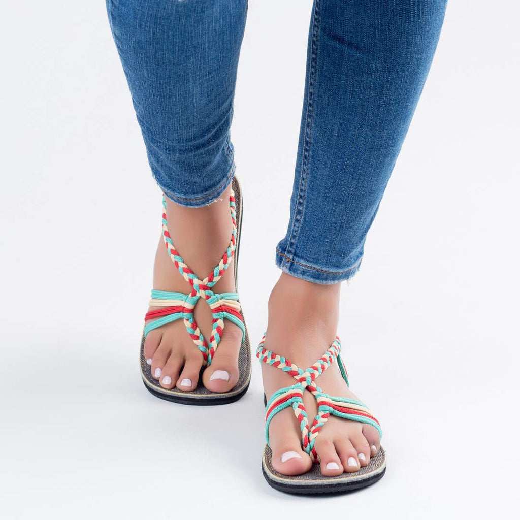 Plaka Seashell Comfortable Womens Sandals | Strappy Sandals for Women, Dressy Style Perfect for Beach Walk and Poolside