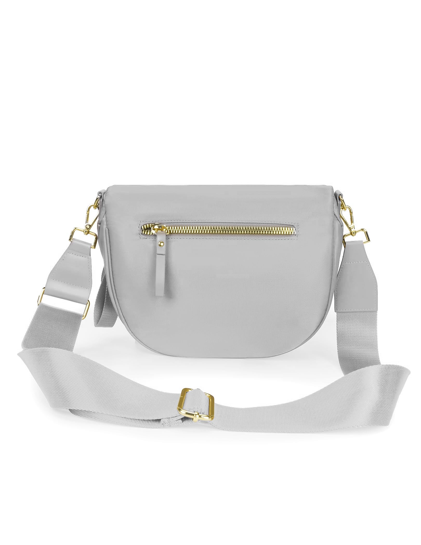 FEIBOON Spacious Nylon Crossbody Bag Bum Bag Handbags Wallets Purses Trendy Shoulder Bag for Women