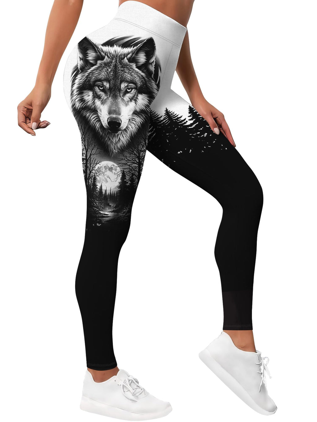 PAGYMO Printed Leggings for Women Crazy High Waisted Running Yoga Pants | Graphic print, cute crazy colorful pattern, high waisted leggings, athletic workout gym running yoga pants