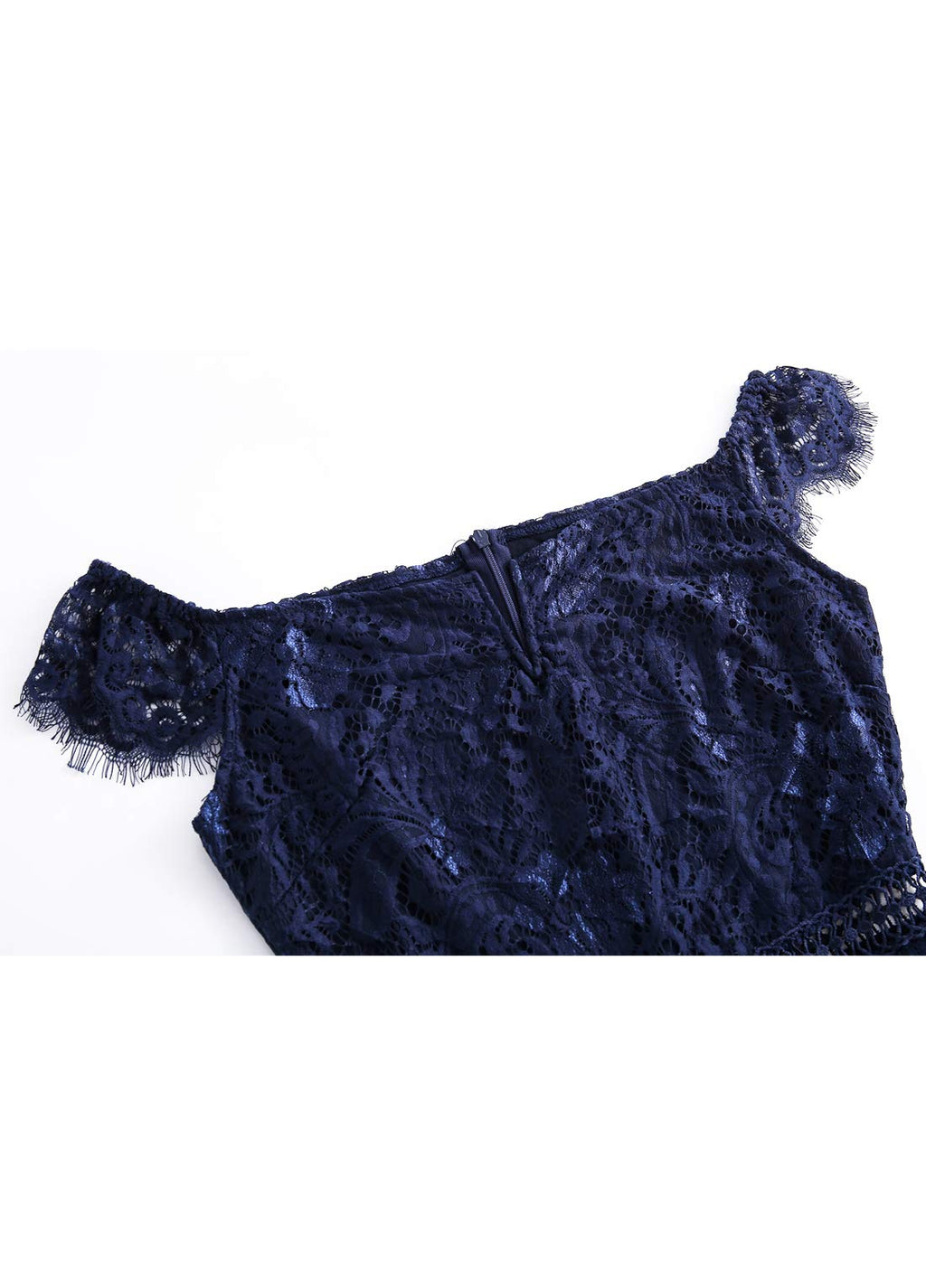 Women's Elegant Short Sleeve Floral Lace Bodycon Cocktail Lace Dress
