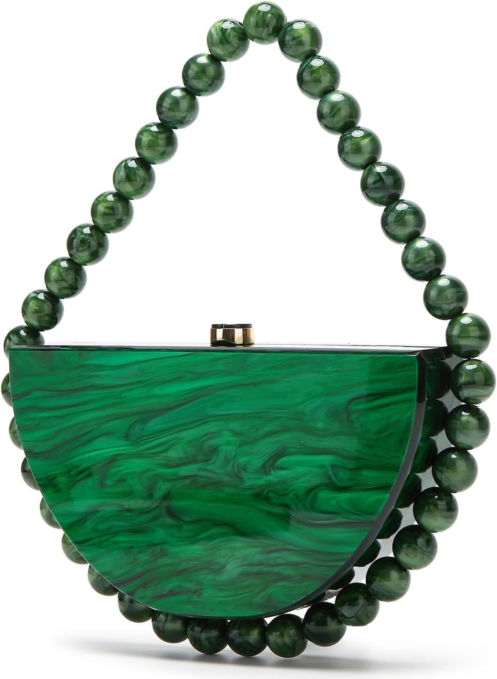 Jusavie Acrylic Clutch Purses for Women Cute Bead Evening Handbag Chic Trendy Evening Clutch Bag for Party Prom Wedding 2026