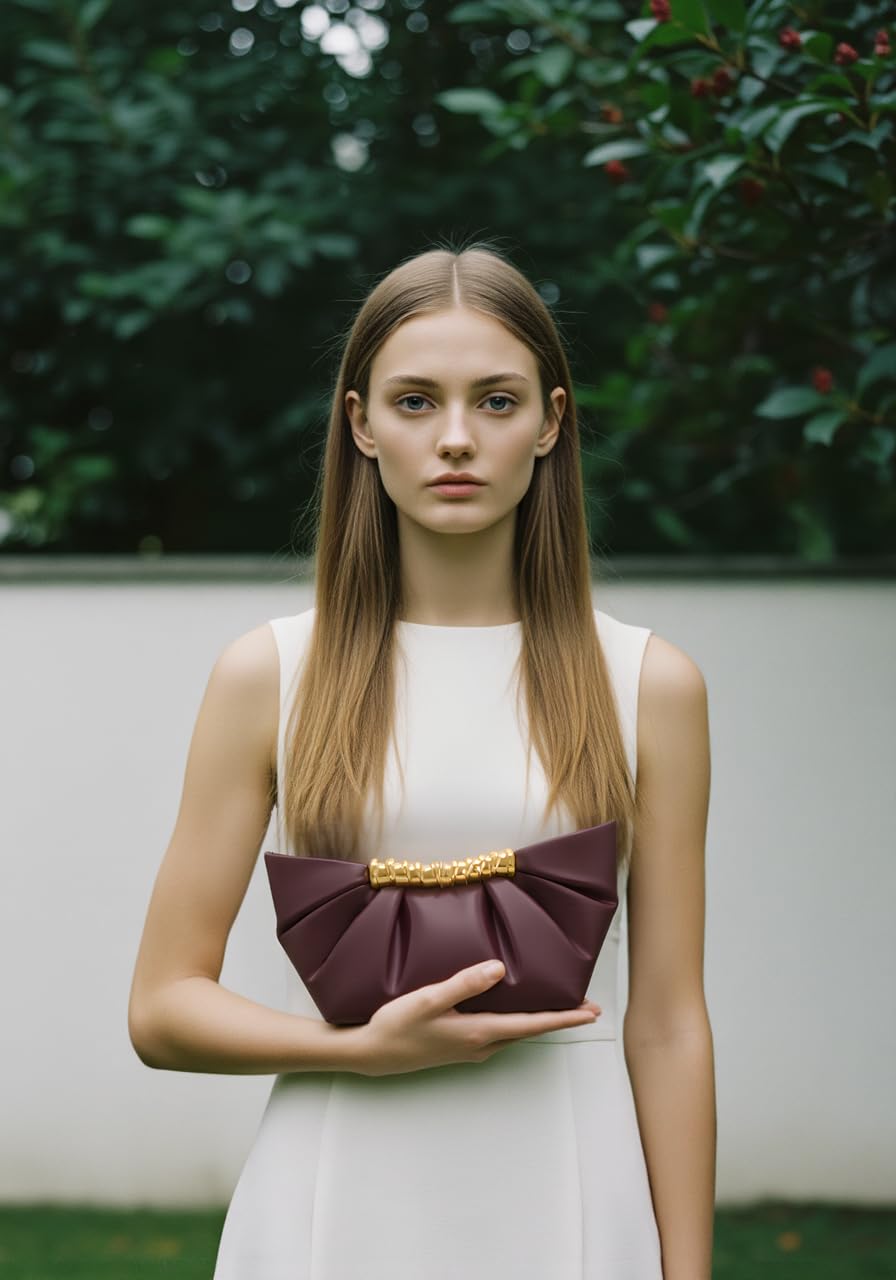 JW PEI Women's Leia Pleated Clutch