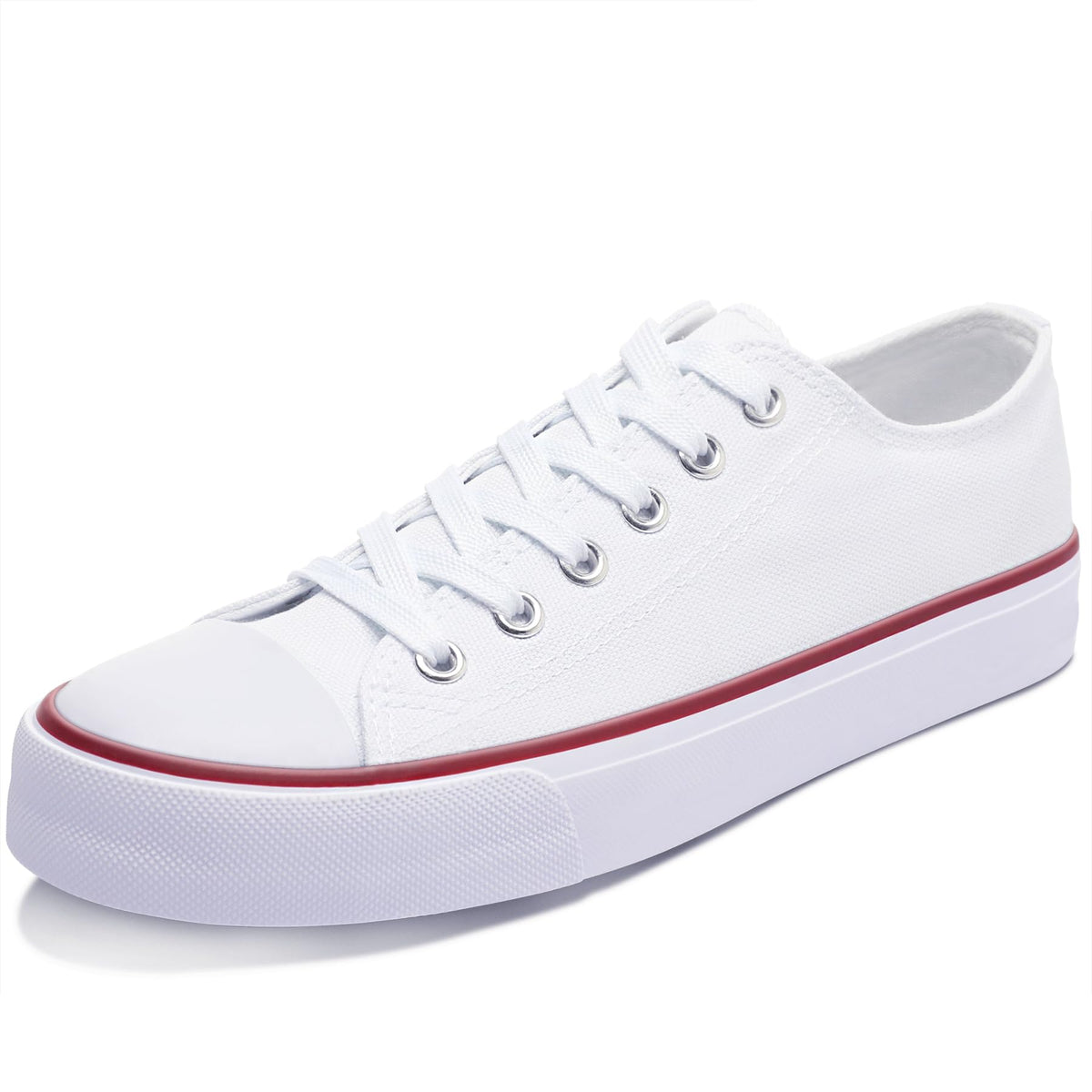 Obtaom Unisex Canvas Shoes Low Top Fashion Sneakers Slip on Walking Shoe