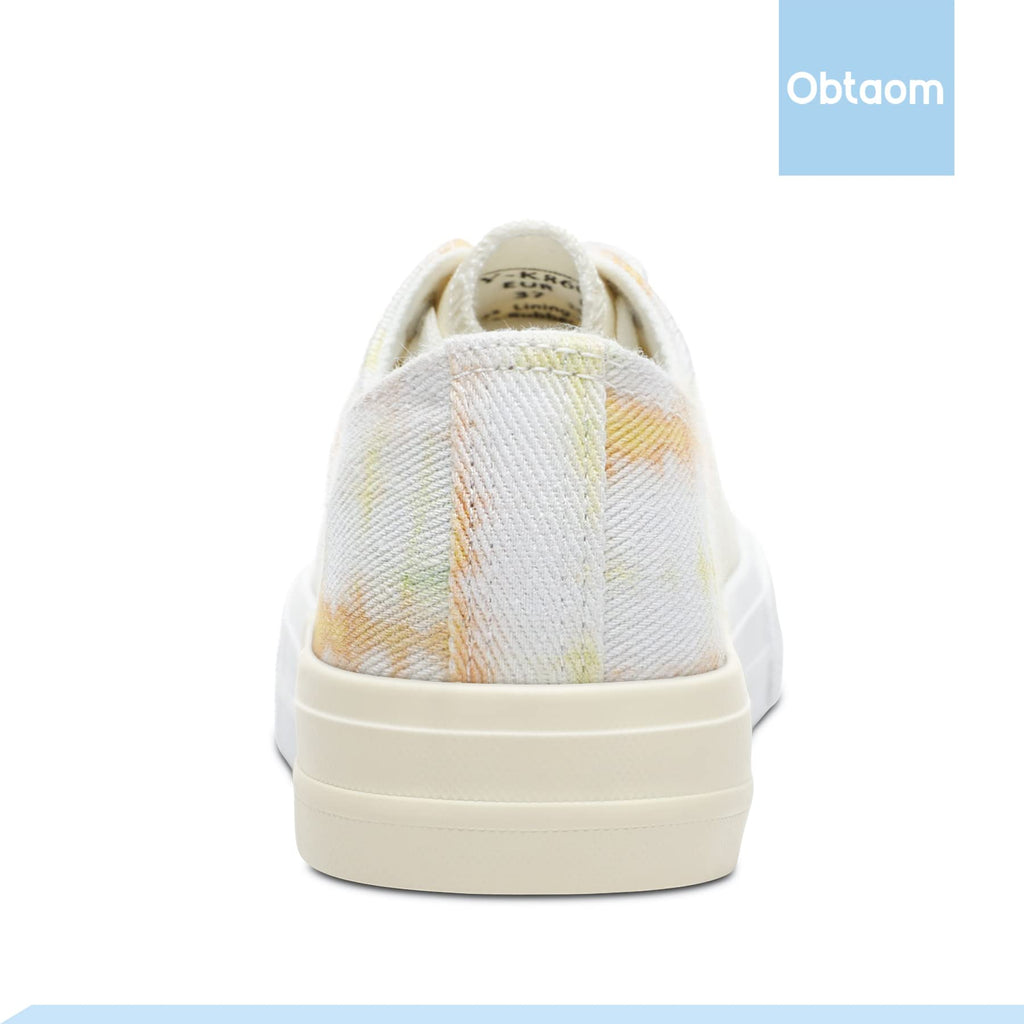 Obtaom Unisex Canvas Shoes Low Top Fashion Sneakers Slip on Walking Shoe