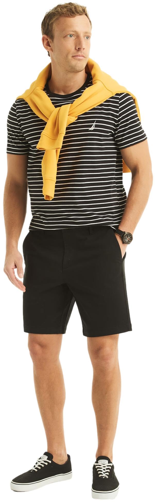 Nautica Mens Nautica 8.5" Deck Short
