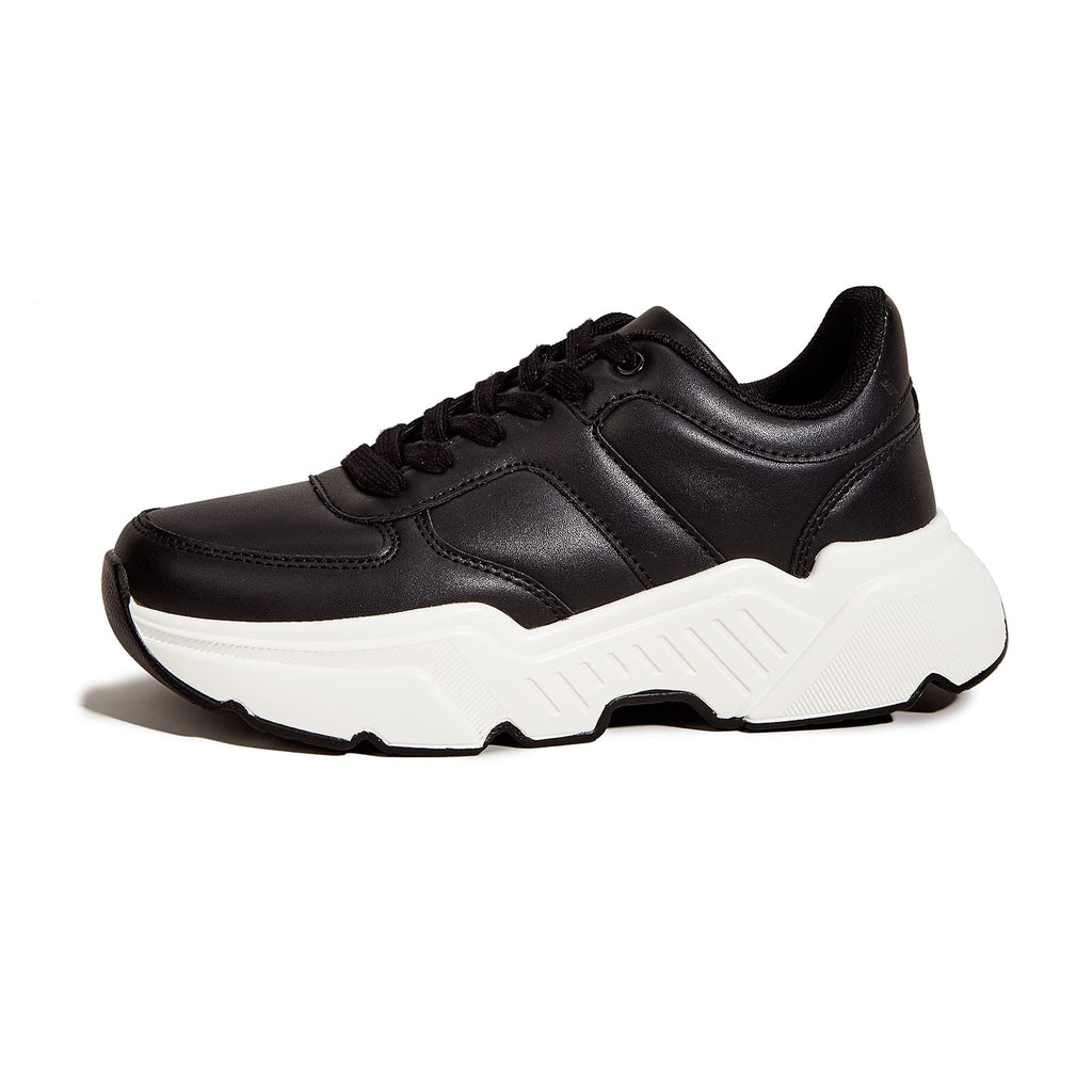 BELOS Women Platform Chunky Sneakers Fashion Dad Sneakers | Casual Lace Up Comfortable Lightweigt Walking Shoes