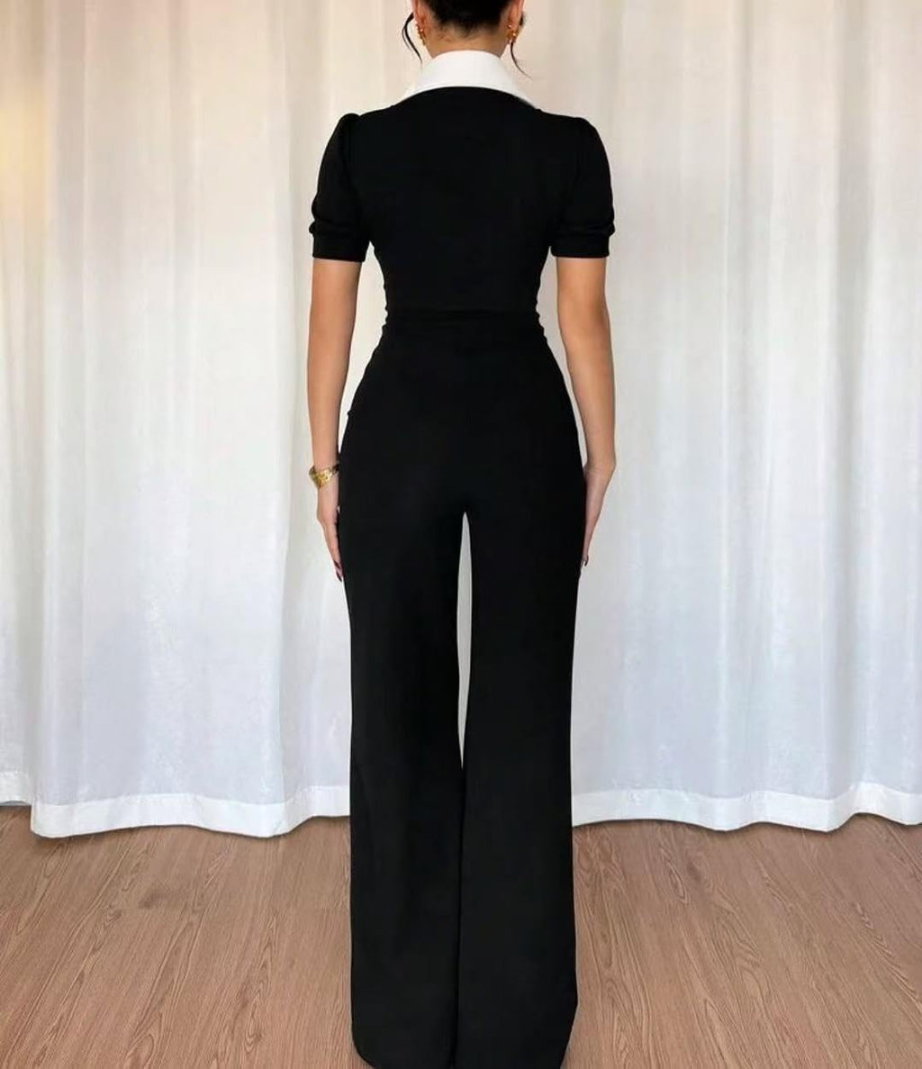 Elegant Jumpsuit for Women Dressy Sexy Plus Size Wide Leg Pant Suit One Piece Party Outfits
