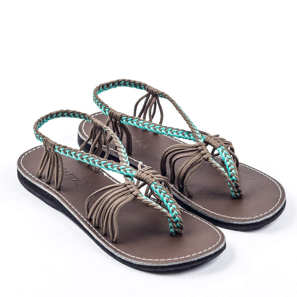 Plaka Seashell Comfortable Womens Sandals | Strappy Sandals for Women, Dressy Style Perfect for Beach Walk and Poolside