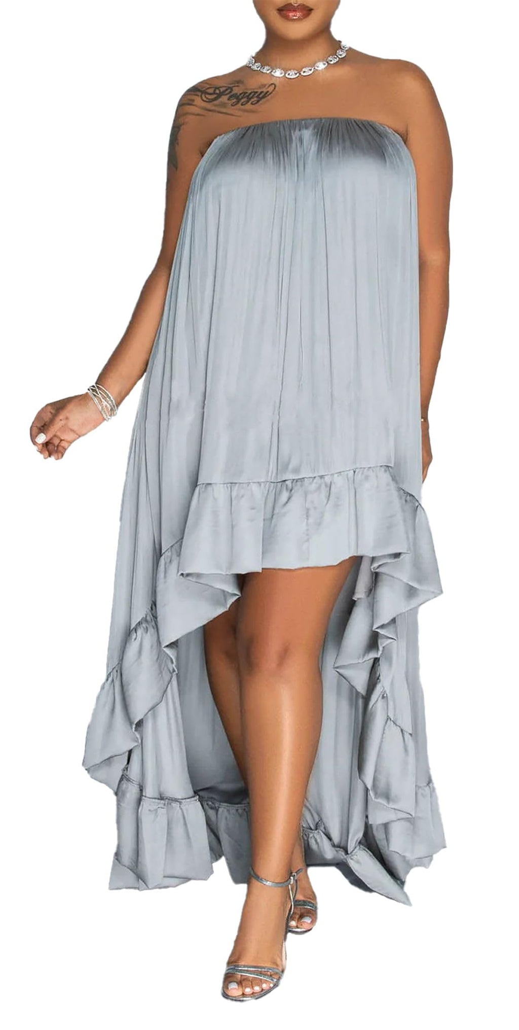 Womens Sexy Summer Dresses Halter Neck Plus Size Long Maxi Dress Casual Floral Beach Sun Dresses with Pockets