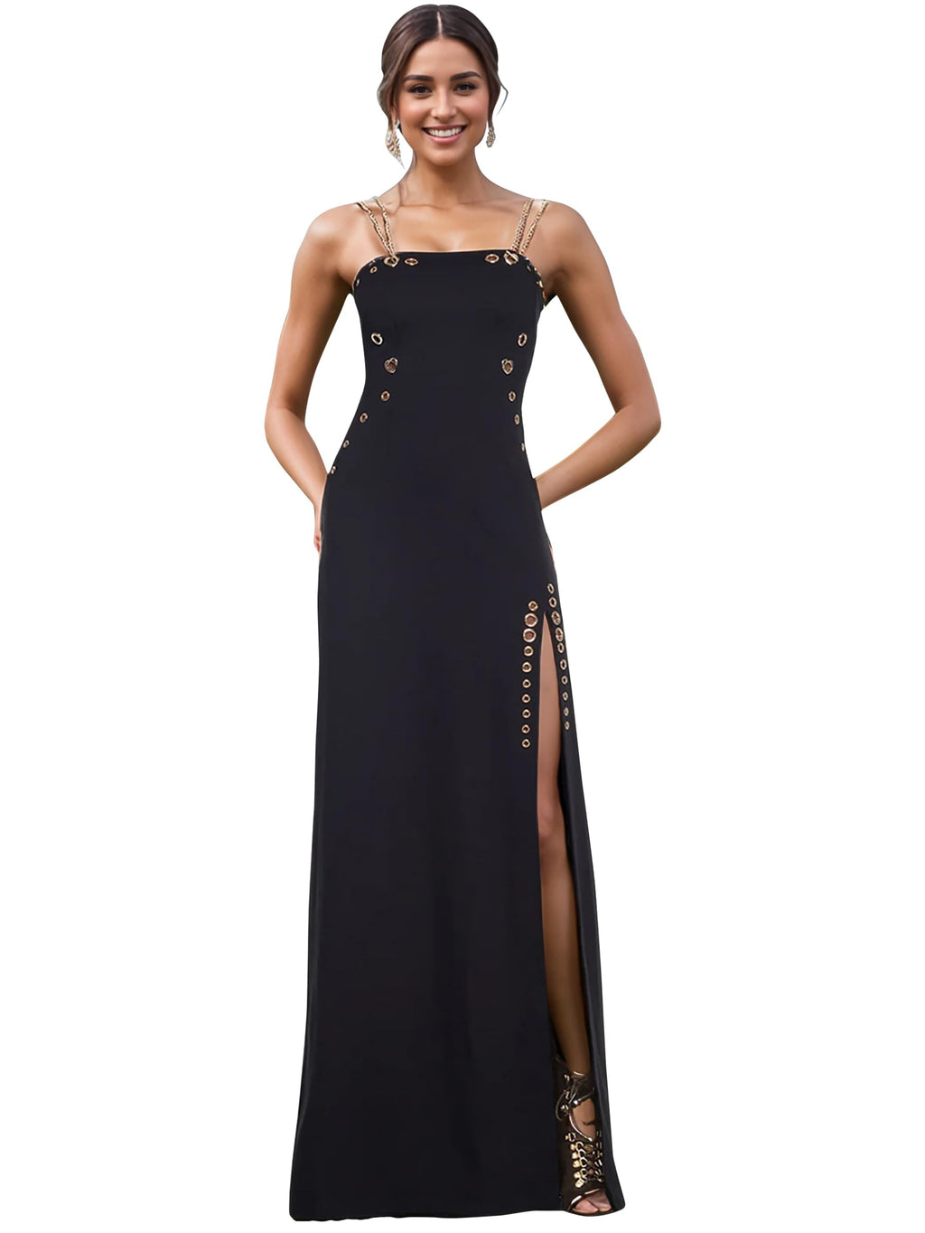 Figdaw Elegant Long Prom Dresses Sexy Evening Gowns for Women Formal Events 2025