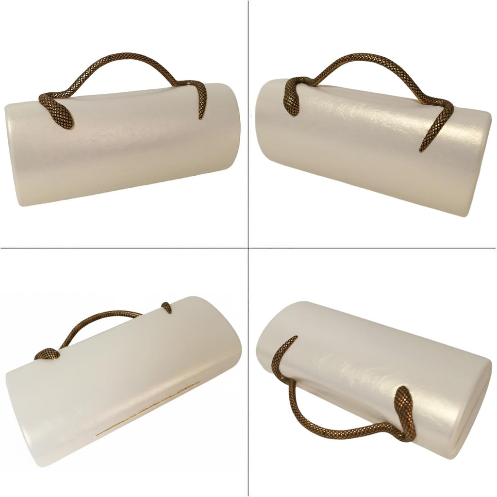 PU Leather Handbag Detachable Chain Crossbody Shoulder Evening Bag Clutch Purse for Women Formal Wedding Party Prom