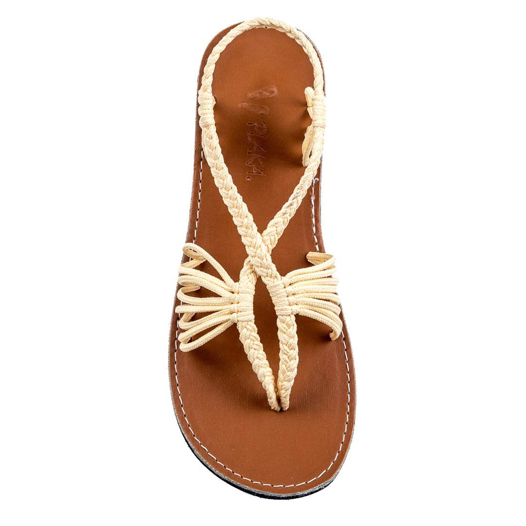 Plaka Seashell Comfortable Womens Sandals | Strappy Sandals for Women, Dressy Style Perfect for Beach Walk and Poolside