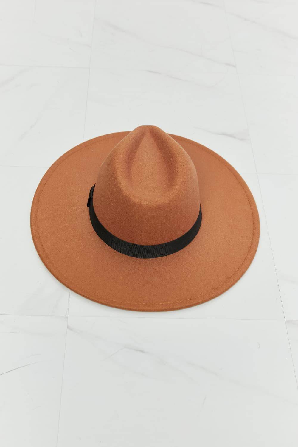 Fame Enjoy The Simple Things Fedora Hat for Women