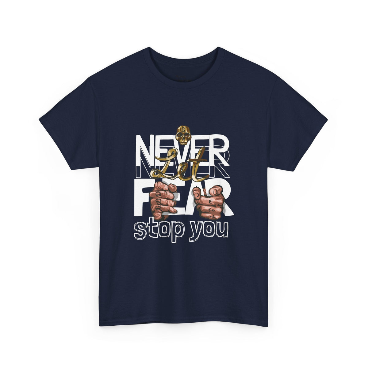 Never Give Up Heavy Cotton Tee