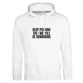 Premium Unisex Pullover Hoodie | JustHoods JH001  Arctic White