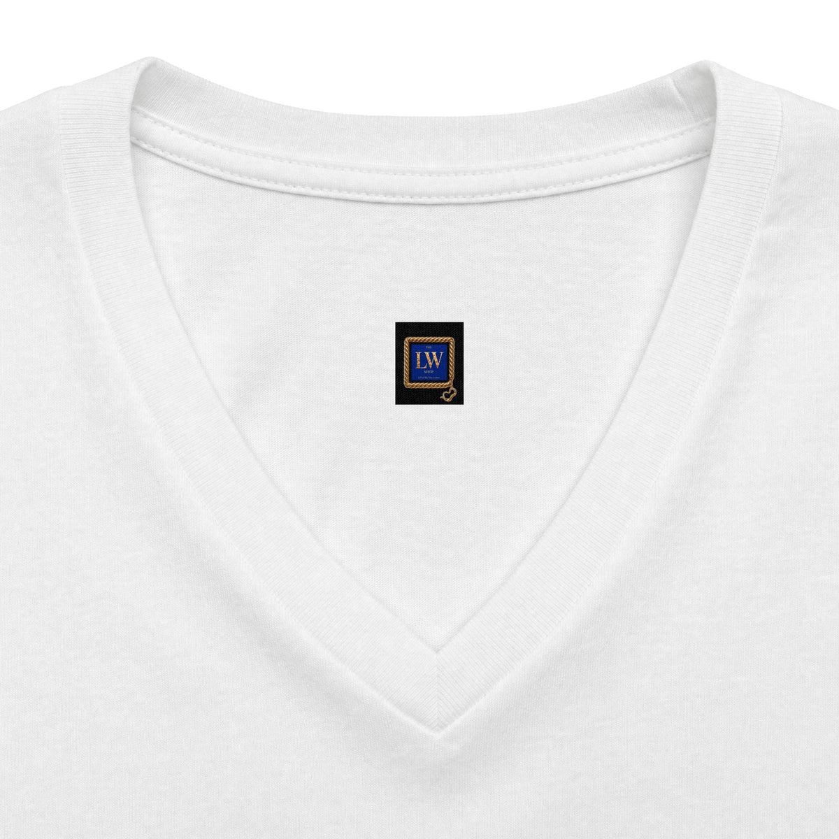 Women's V-Neck Tee —  Pressure Creates Diamonds Design
