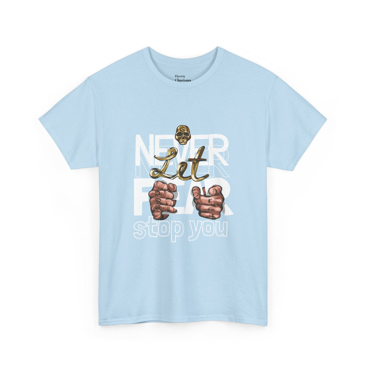 Never Give Up Heavy Cotton Tee
