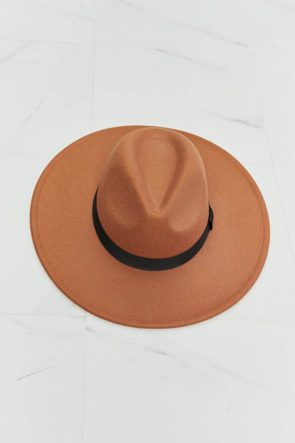 Fame Enjoy The Simple Things Fedora Hat for Women