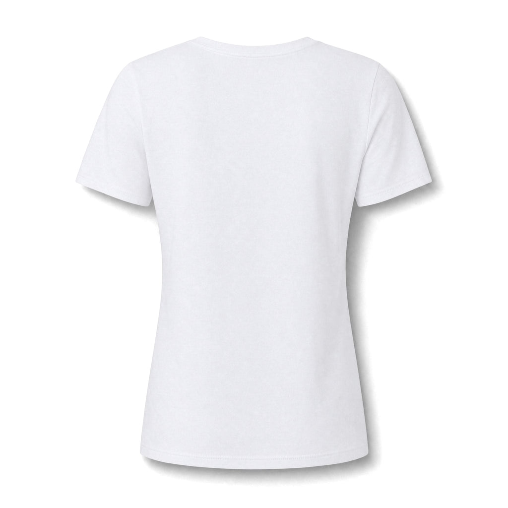 V-Neck Tee — 'Favor Heavens Favorite' Gold Script Graphic