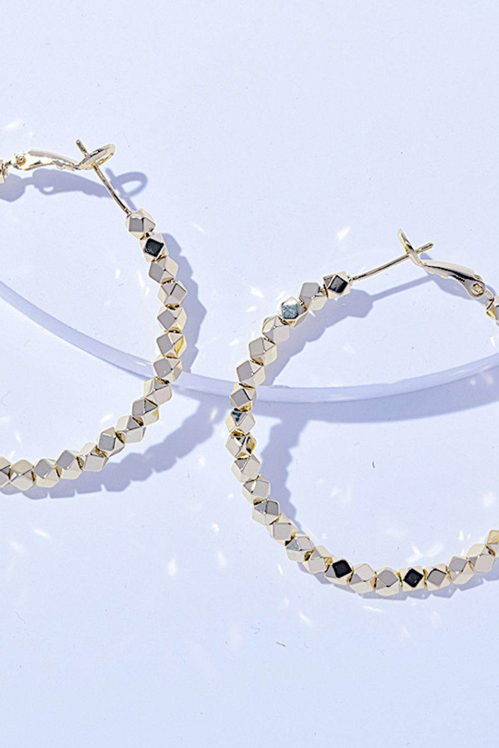 Stylish Alloy Hoop Earrings for Everyday Wear