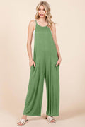 Culture Code Full Size Sleeveless Wide Leg Jumpsuit