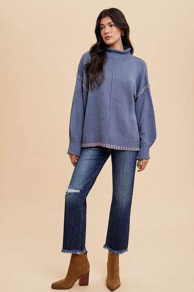 Annie Wear Distressed Raw Hem Cropped Straight Leg Jeans