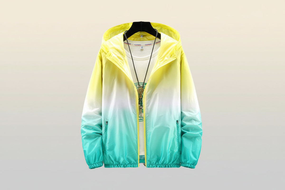 Lightweight Hooded Sun-Protective Jacket