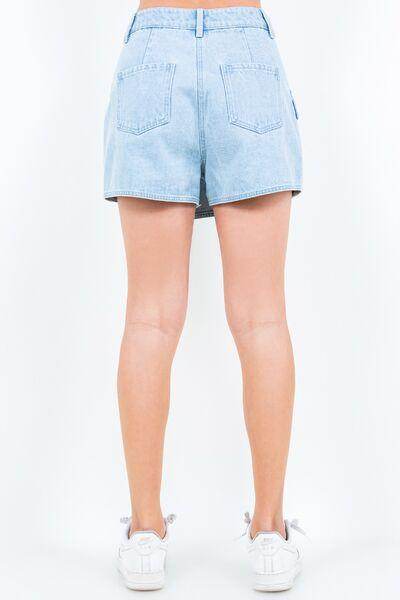 American Bazi Cargo Pocket Mini Skort for Women Fashion