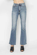 Judy Blue Full Size Tummy Control Back Embroidered Bootcut Jeans Plus Size