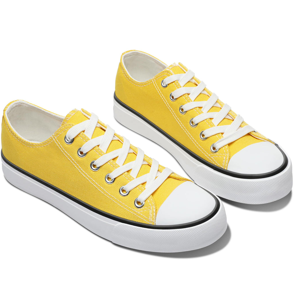 Obtaom Unisex Canvas Shoes Low Top Fashion Sneakers Slip on Walking Shoe