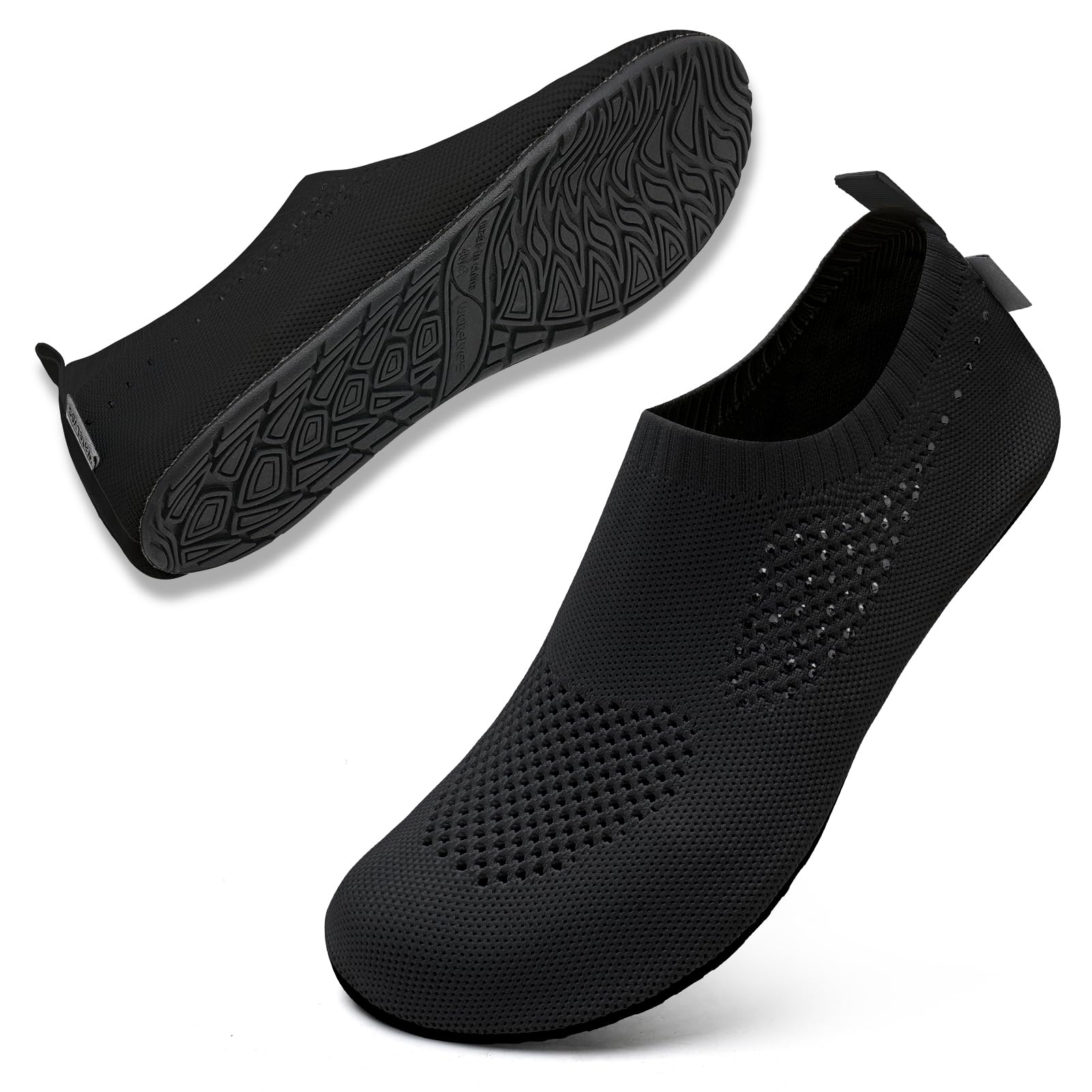 WateLves Womens Barefoot Water Shoes Travel House Slippers for Indoor and Outdoor Aqua Socks for Beach Swim Surf Yoga Dancing Camping Must Haves