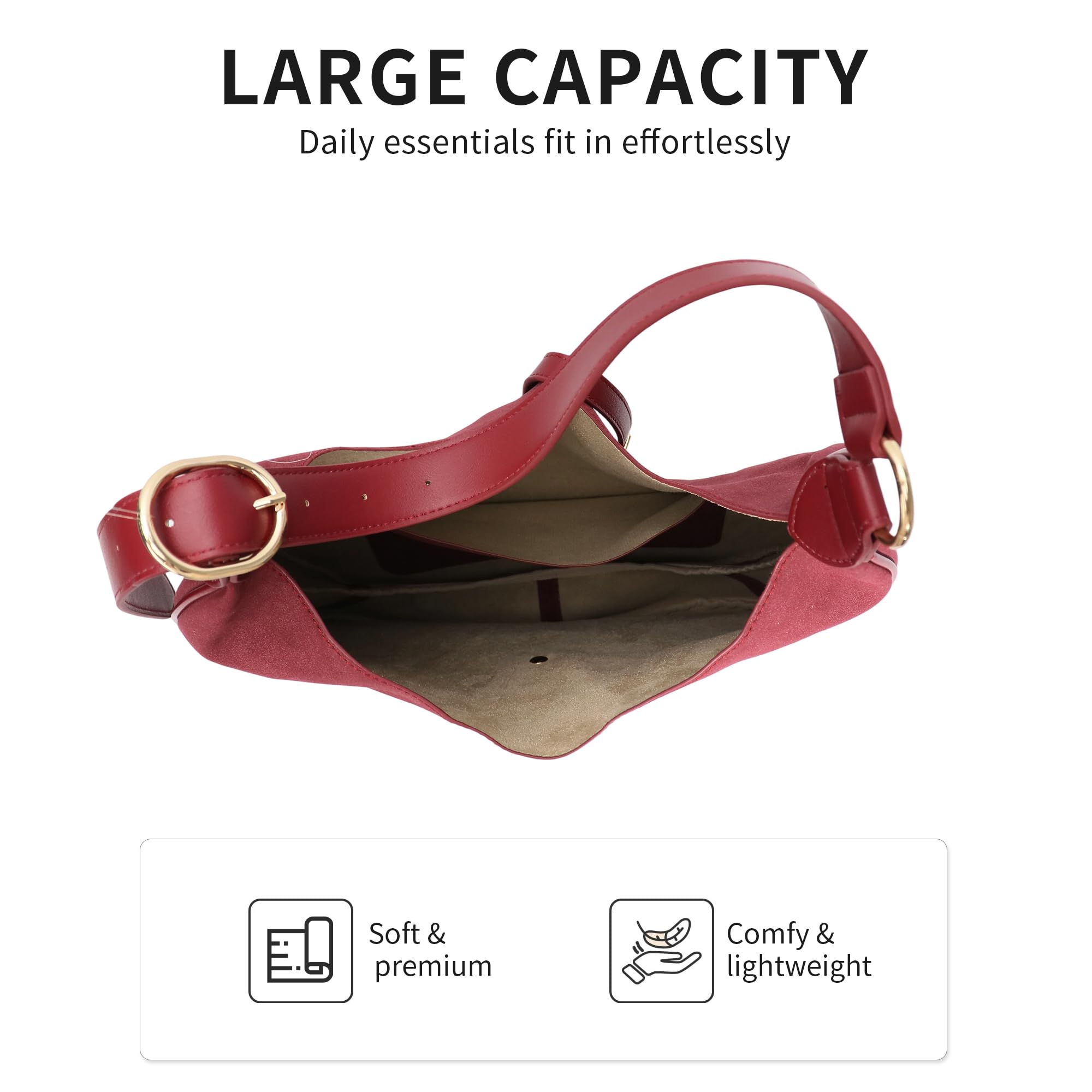 Purse for Women Shoulder Bag Vintage Clutch Hobo Tote Handbags