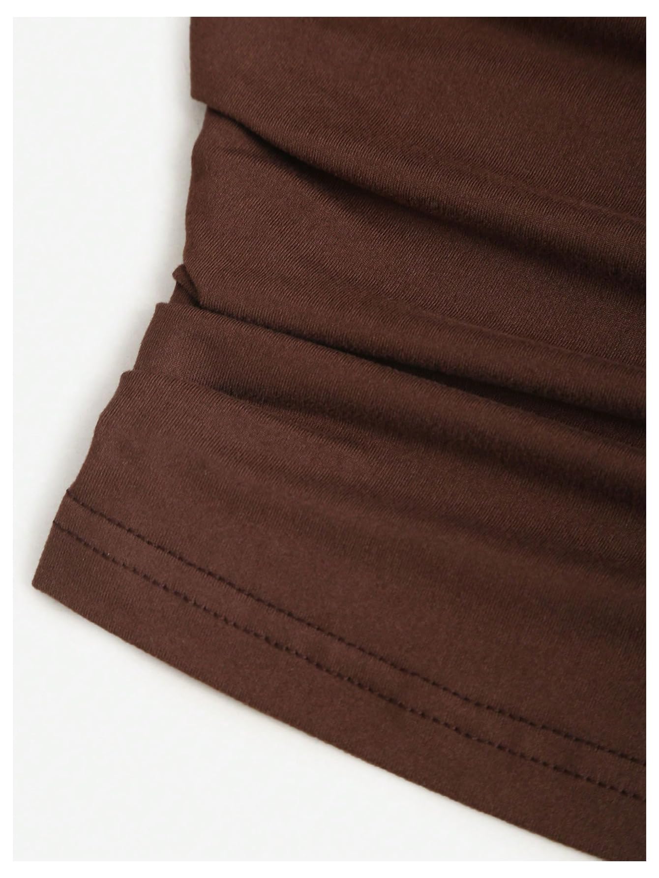 Verdusa Women's 2 Piece Set Summer Vacation Outfits Going Out Matching Set | Ruched Crop Halter Top, Asymmetrical Slit Long Skirt, Two Piece Skirt Set for Women, Summer Sets