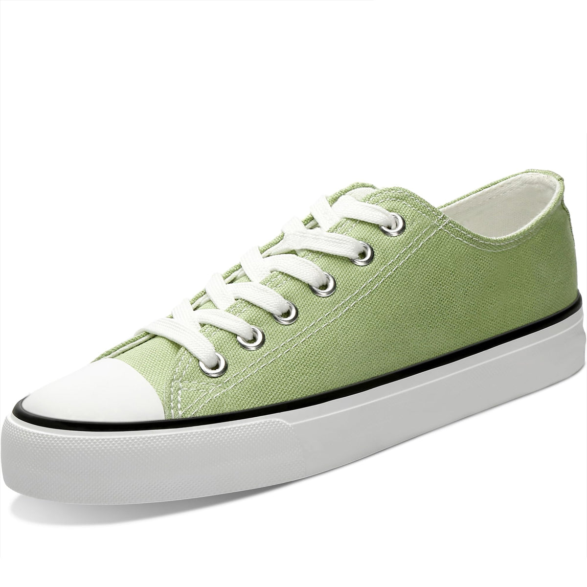 Obtaom Unisex Canvas Shoes Low Top Fashion Sneakers Slip on Walking Shoe