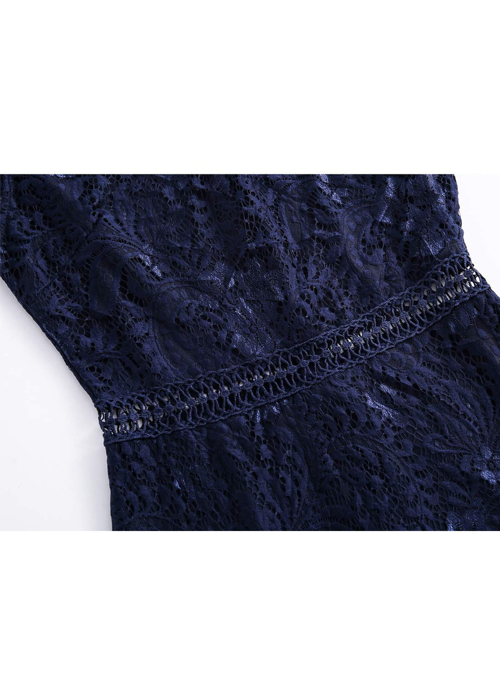Women's Elegant Short Sleeve Floral Lace Bodycon Cocktail Lace Dress