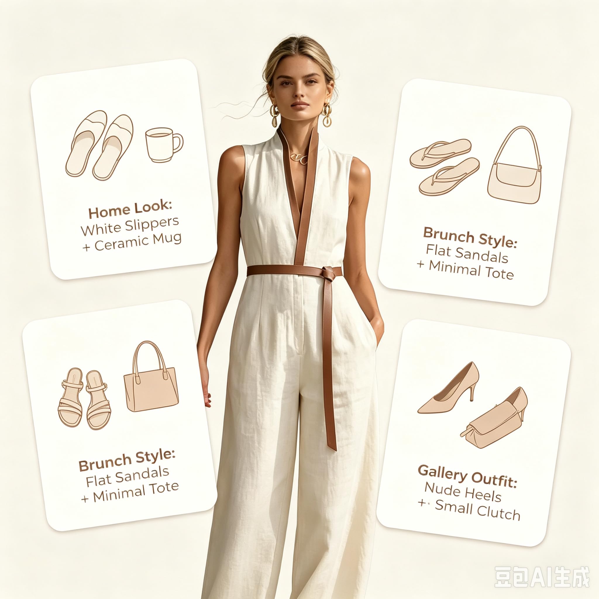 Women's Stand Up Collar Sleeveless Casual Loose Cotton and Linen Color Block Dress Casual Loose Beach Vacation Summer Dress