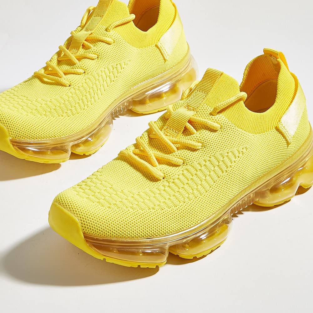 LUCKY STEP Women Air Cushion Fashion Sneakers | Breathable Casual Comfortable Lightweight Walking Shoes