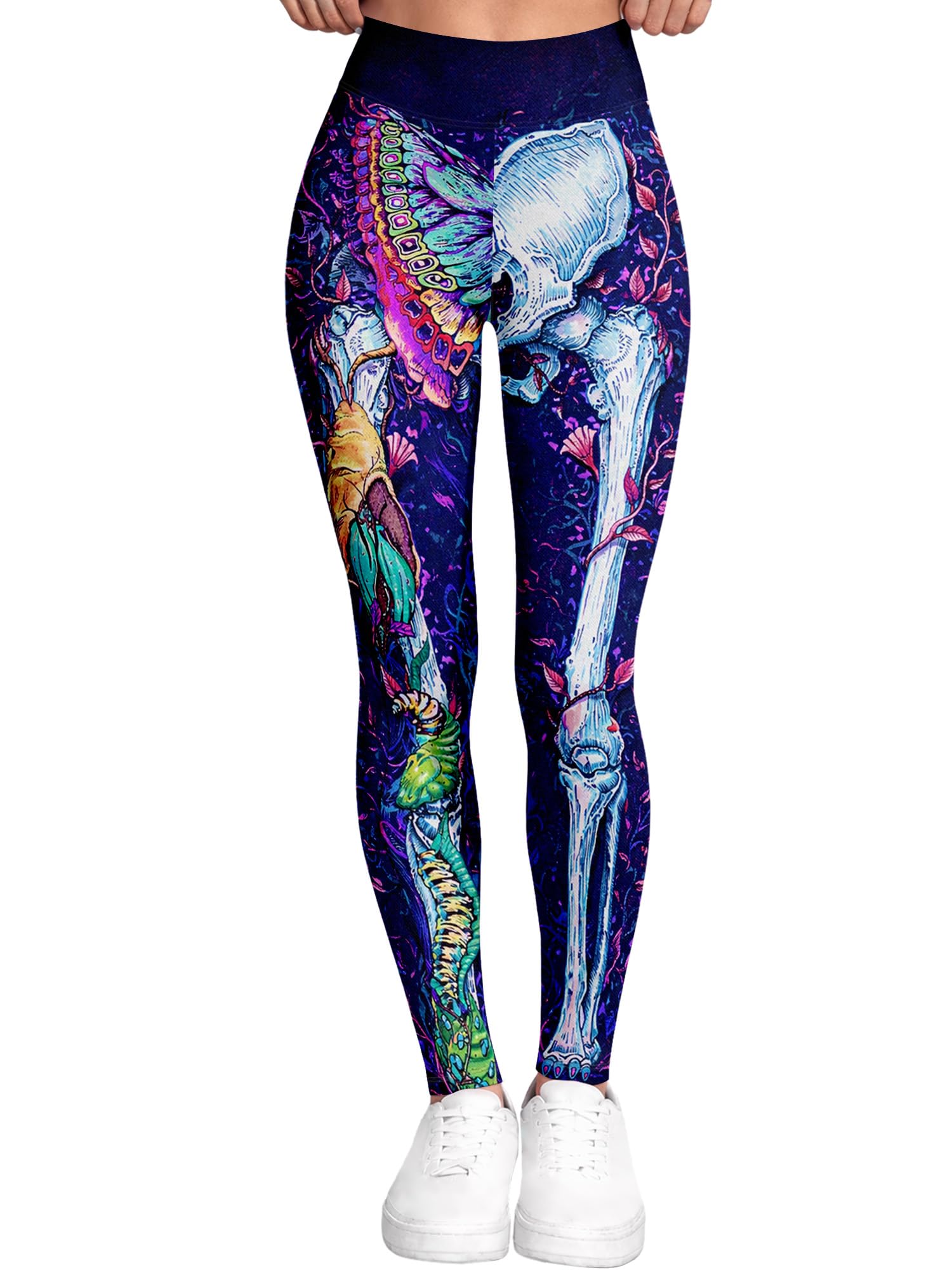 PAGYMO Printed Leggings for Women Crazy High Waisted Running Yoga Pants | Graphic print, cute crazy colorful pattern, high waisted leggings, athletic workout gym running yoga pants