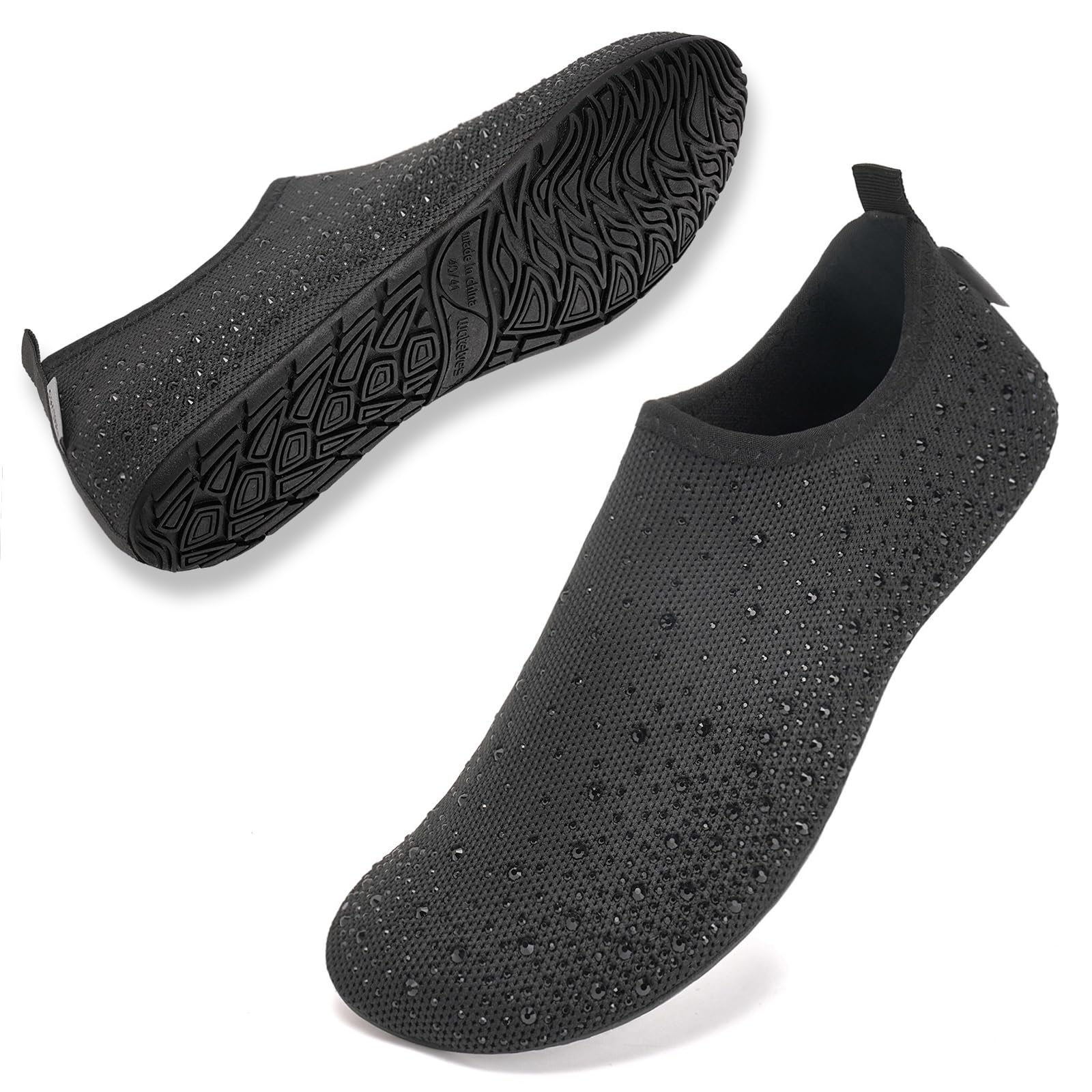 WateLves Womens Barefoot Water Shoes Travel House Slippers for Indoor and Outdoor Aqua Socks for Beach Swim Surf Yoga Dancing Camping Must Haves