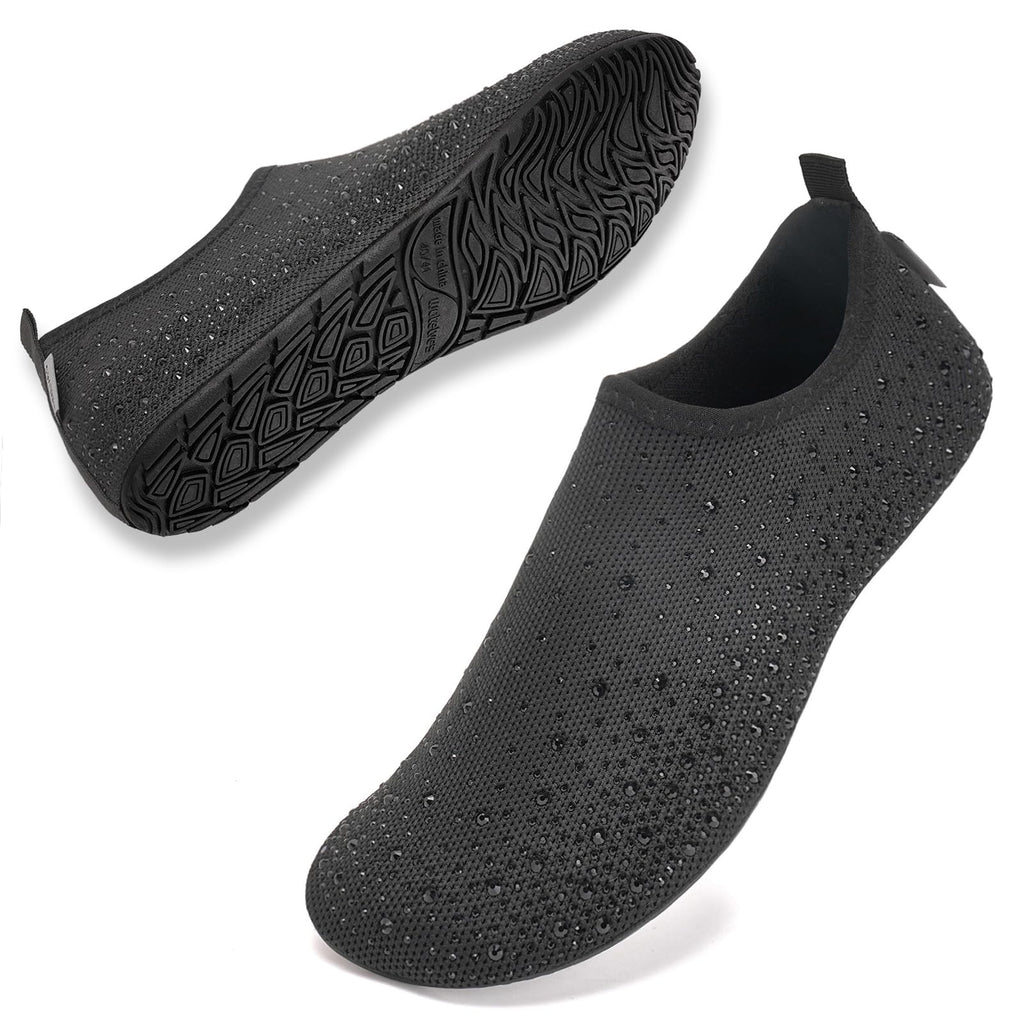 WateLves Womens Barefoot Water Shoes Travel House Slippers for Indoor and Outdoor Aqua Socks for Beach Swim Surf Yoga Dancing Camping Must Haves