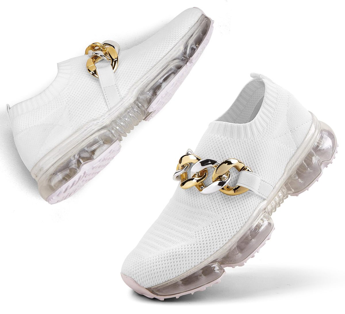LUCKY STEP Women Air Cushion Fashion Sneakers | Breathable Casual Comfortable Lightweight Walking Shoes