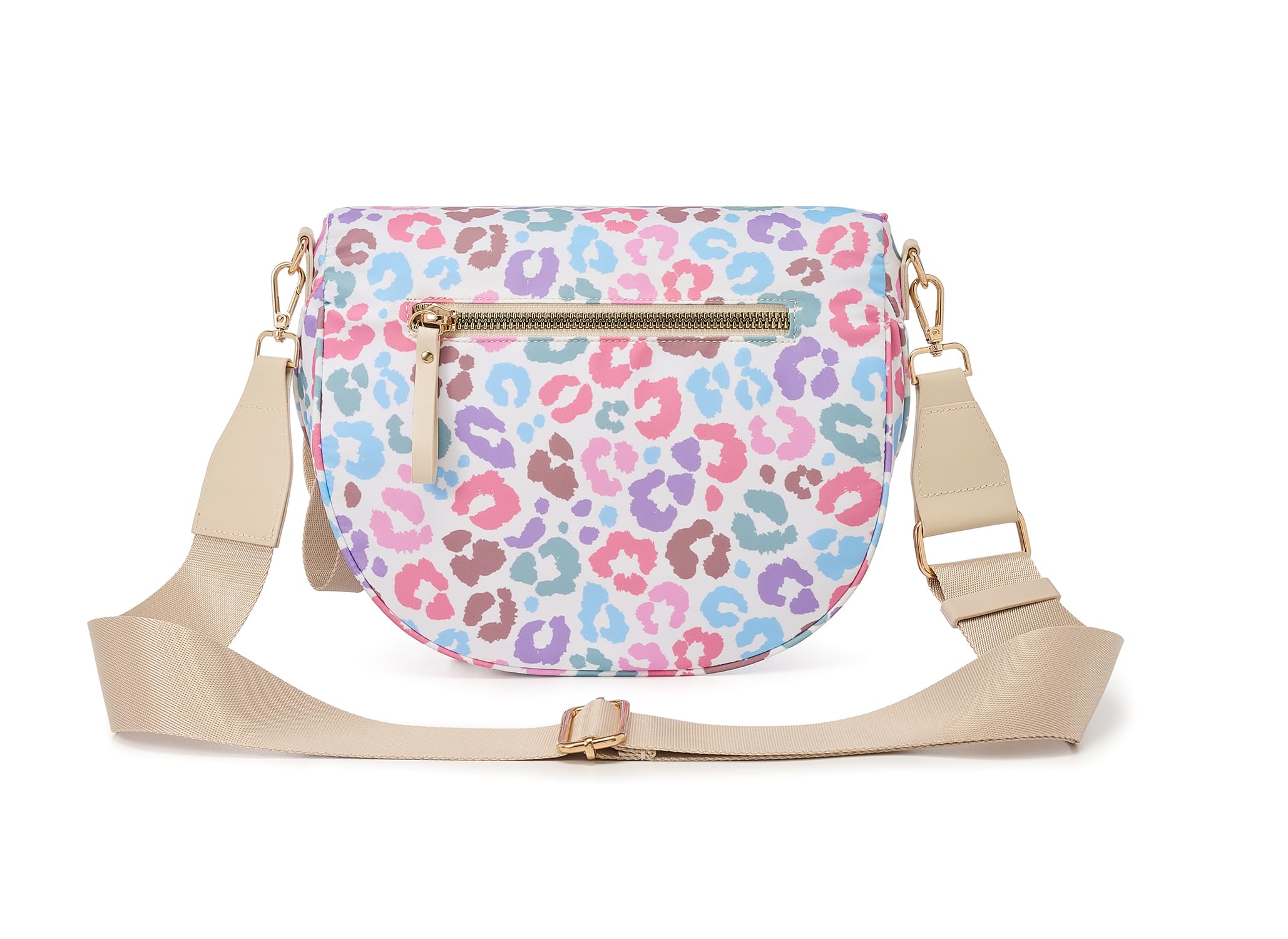 FEIBOON Spacious Nylon Crossbody Bag Bum Bag Handbags Wallets Purses Trendy Shoulder Bag for Women