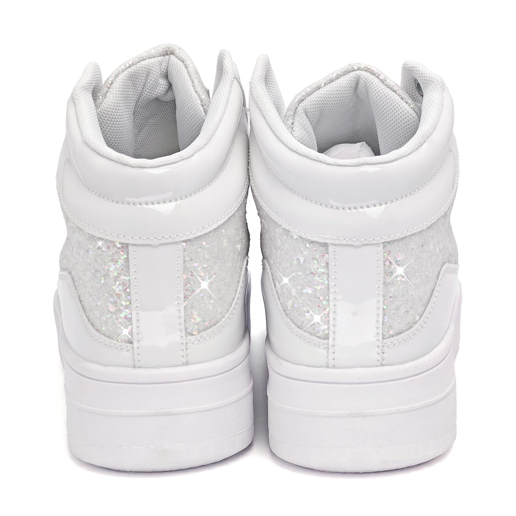 IGxx Women Platform Glitter Sparkly Dressy Sequin Disco Sneakers