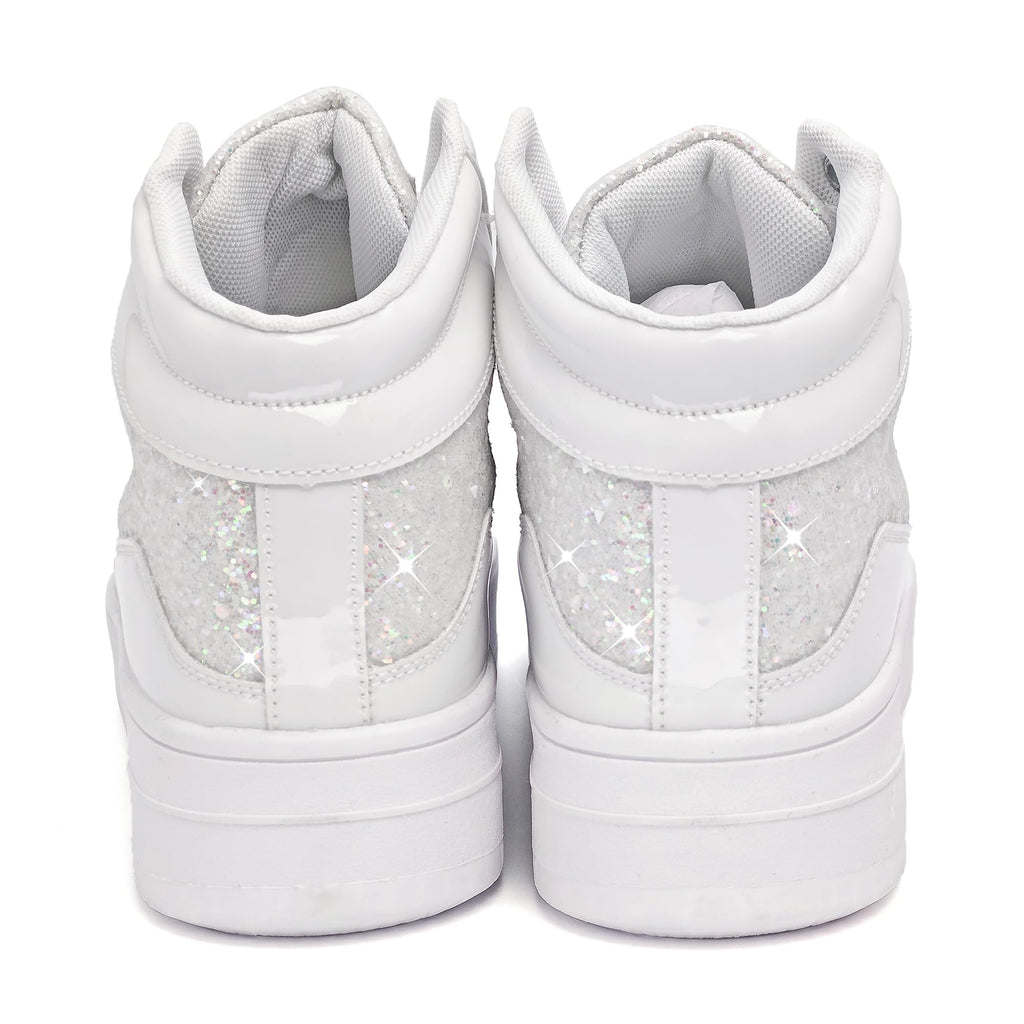 IGxx Women Platform Glitter Sparkly Dressy Sequin Disco Sneakers
